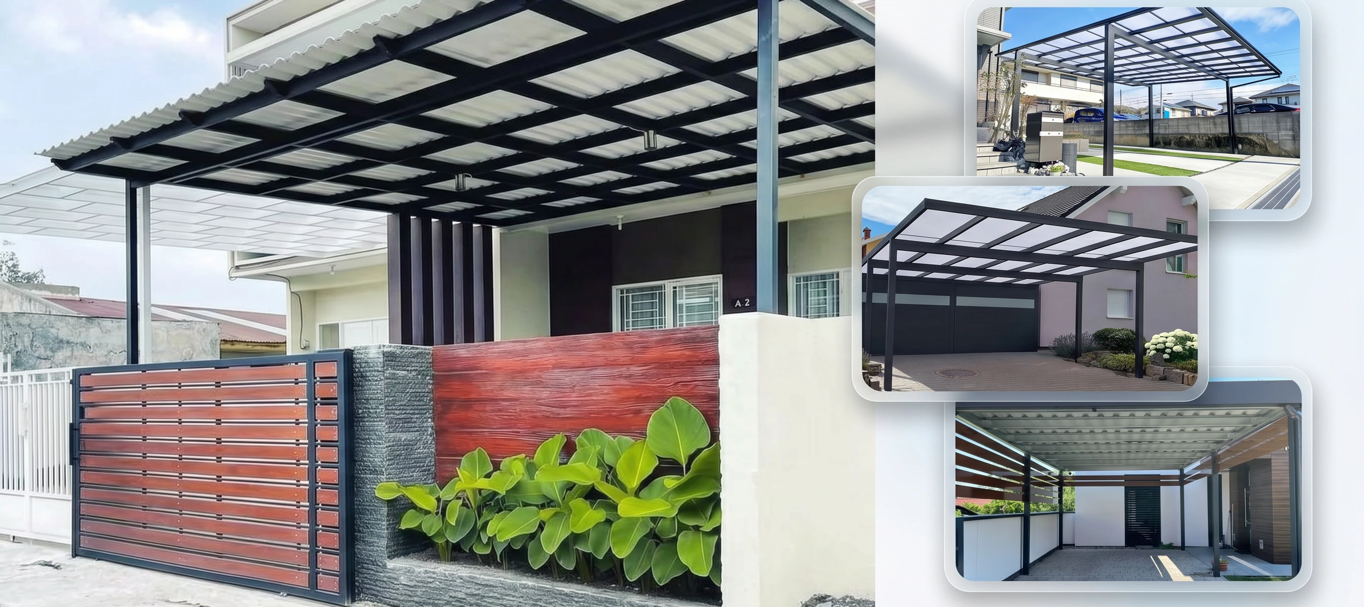 Bengkel las salsa teknik jakarta utara mengerjakan pagar dan kanopi minimalis